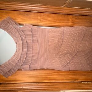 Elegant Mauve Sleeveless Dress